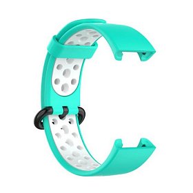 Ремінець BeCover Vents Style для Xiaomi Redmi Smart Band 2 Turquoise-White (709428)