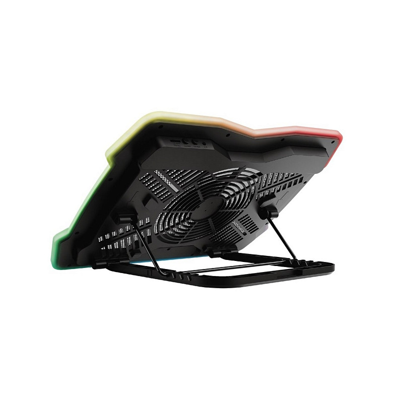 Підставка для ноутбука Trust GXT 1126 Aura (17") RGB Black