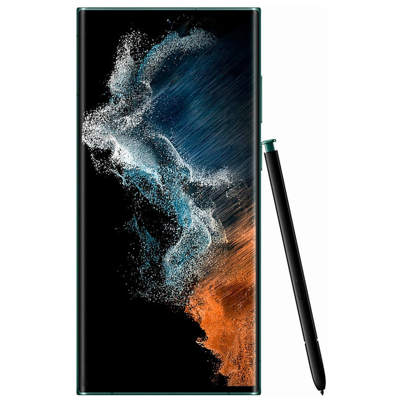 Смартфон Samsung Galaxy S22 Ultra 12/256GB Dual Sim Green (SM-S908BZGGSEK)