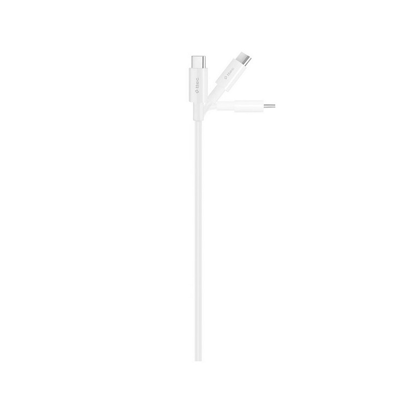 Кабель Ttec USB Type-C - USB Type-C (M/M), 1.5 м, White (2DK49B)