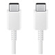 Кабель Samsung 3A Type-C / Type-C, 1.8m White