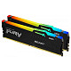 ОЗП Kingston Fury Beast RGB Black 2x32GB 5200 DDR5 (KF552C40BBAK2-64)