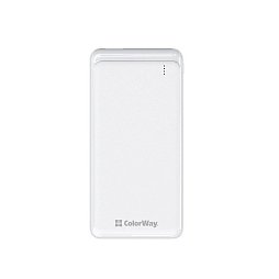 Универсальная мобильная батарея ColorWay Slim PD 10000mAh White (CW-PB100LPG3WT-PD)
