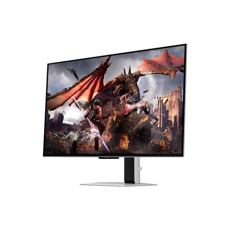 Монітор Samsung 32" Odyssey G80SD HDMI, DP, USB, Bluetooth, OLED, 3840x2160, 240Hz, 0.3ms, G-Sync Co