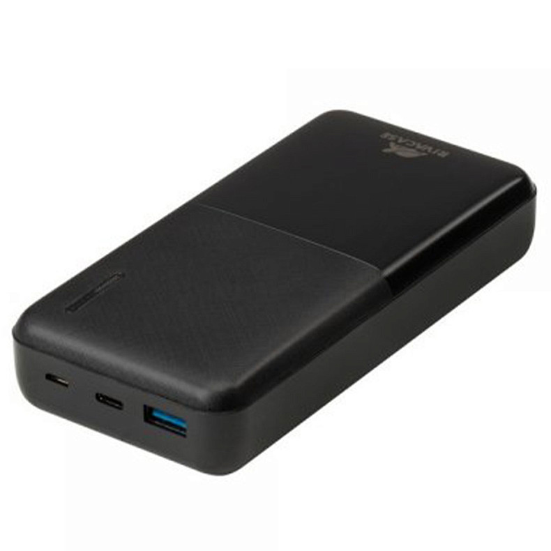 Универсальная мобильная батарея Rivacase RIVAPOWER VA2571 20000mAh QC/PD 18W Black