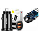 Автомобільний зарядний пристрій Baseus Car Charger Circular Plastic USB-C and USB 3.0 30W Black (CCALL-YD01)