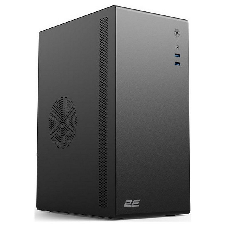 Корпус 2E Credo V200B-400, з БЖ 2E ATX400, 2xUSB3.0, 1x80мм, VGA 250мм, mATX, чорний