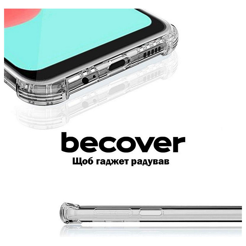 Чехол-накладка BeCover Anti-Shock для Xiaomi Redmi 13C/Poco C65 Clear (710476)