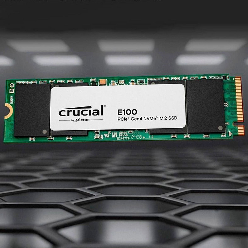 SSD диск Crucial E100 M.2 NVMe 1TB (CT1000E100SSD8)