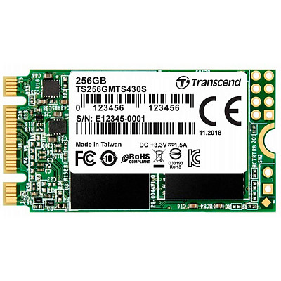 SSD диск Transcend MTS430S 256GB M.2 2242 SATAIII TLC (TS256GMTS430S)