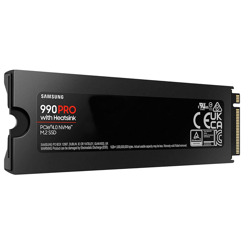 Накопитель SSD G4 M.2 NVME 4TB W/HS 990 PRO MZ-V9P4T0GW SAMSUNG