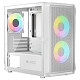 Корпус LogicConcept PORTOS MESH+GLASS ARGB fans 3x120mm WHITE без БЖ mATX