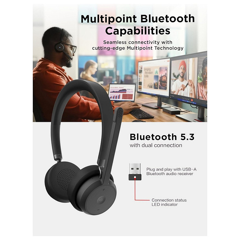 Гарнитура Lenovo Wireless VoIP Headset (Teams)