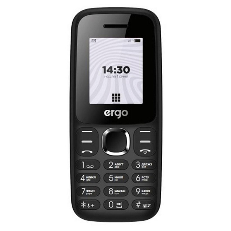 Мобильный телефон Ergo B184 Dual Sim Black