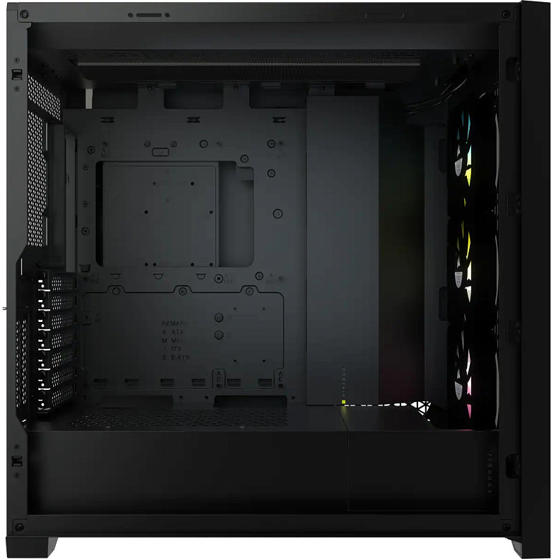 Корпус Corsair iCUE 5000X RGB Tempered Glass Black (CC-9011212-WW) без БП