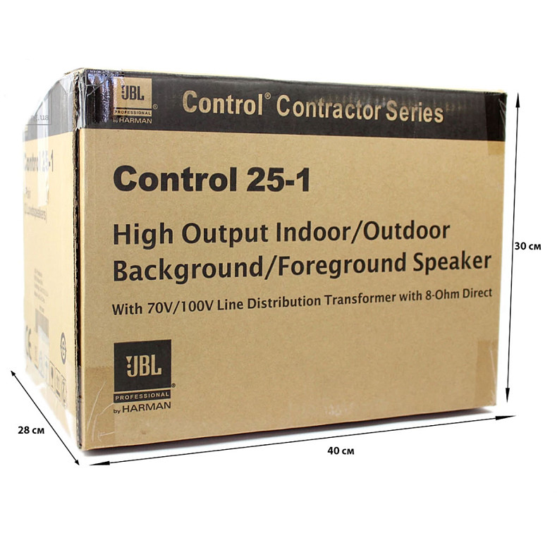 Настенная акустическая система JBL Control 25-1
