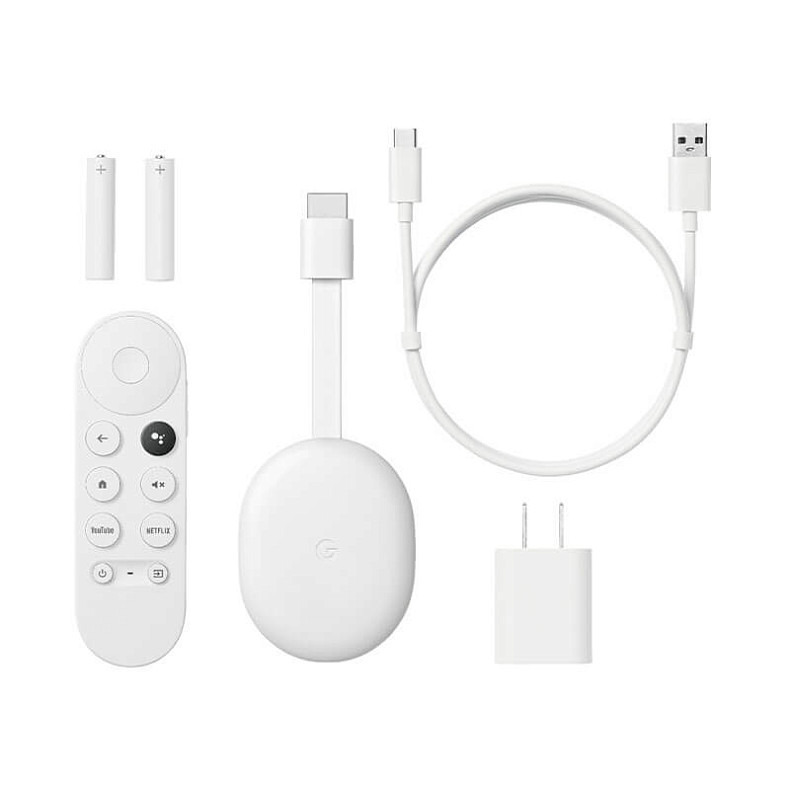 Медиаплеер GOOGLE Chromecast with Google TV 4K