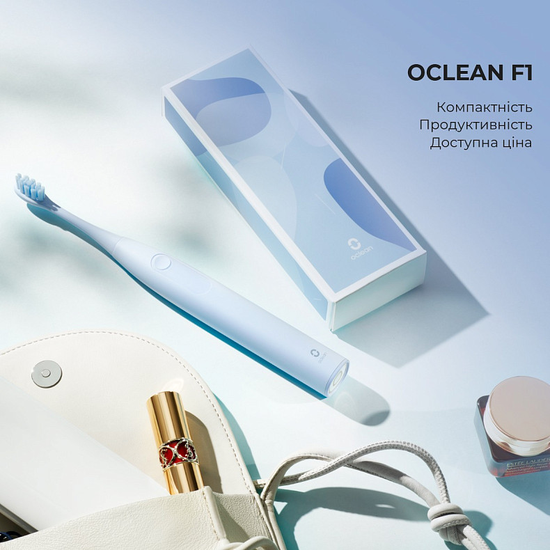 Электрическая зубная щетка Oclean F1 Light Blue - синяя