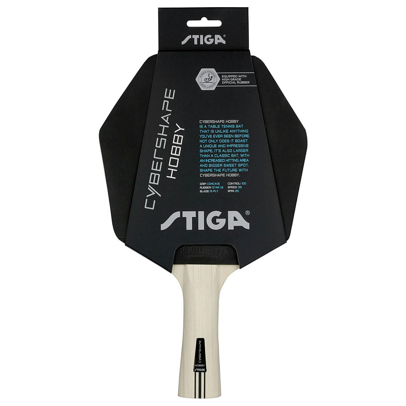 Ракетка для настільного тенісу Stiga Cybershape Hobby FL (1216-0106-35)