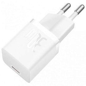 Сетевое зарядное устройство для Baseus GaN5 Fast Charger(mini) 1C 30W EU White (CCGN070502)