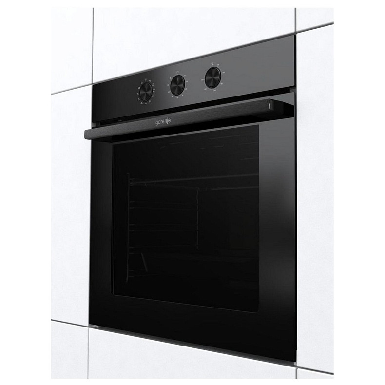 Духовой шкаф Gorenje электрический, 77л, A+, пар, дисплей, черный