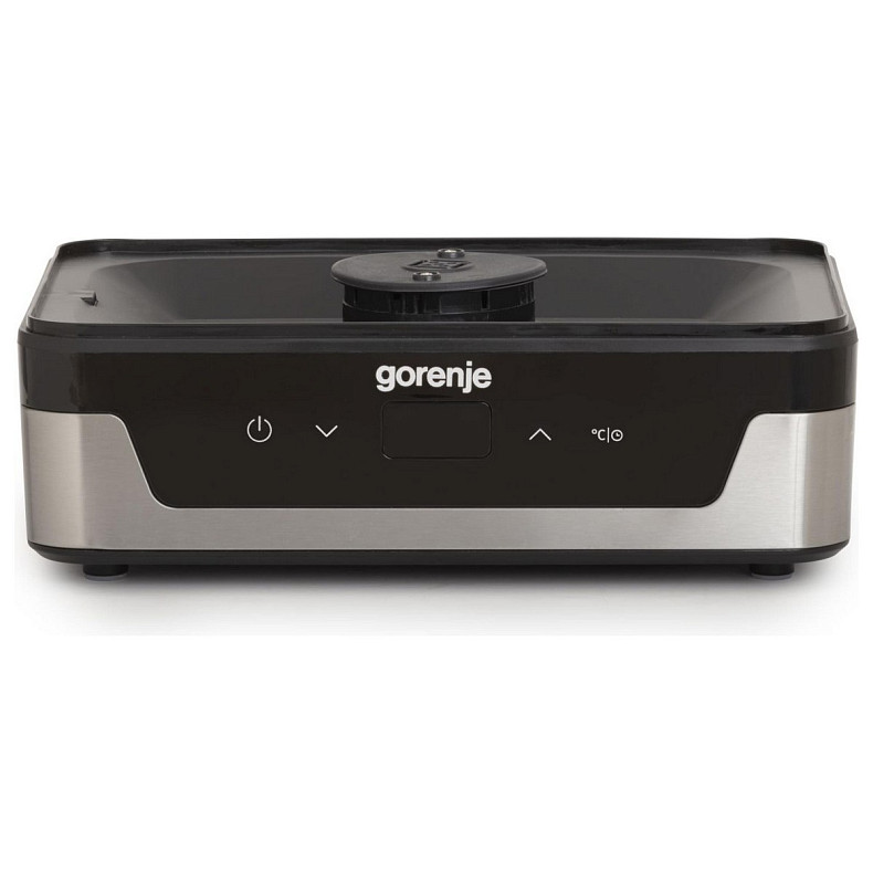 Сушарка для продуктів Gorenje 230Вт, піддонів - 5x2.8см, діаметр - 29см, макс - 75°С, електр.упр,біл