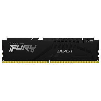 ОЗУ Kingston DDR5 16GB KIT (8GBx2) 6000 FURY Beast Black (KF560C40BBK2-16)