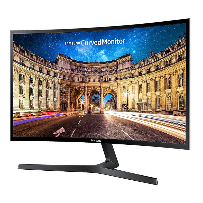 TFT 23.5" Samsung Curved LC24F396FHRXEN, FHD, HDMI,VGA, Black