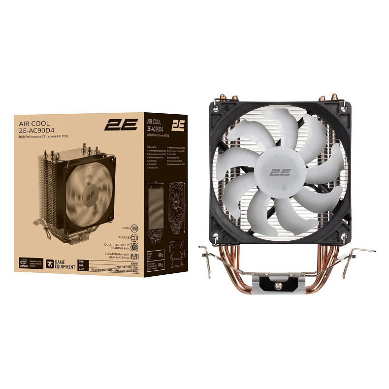 Процесорний кулер 2E Gaming Air Cool AC90D4