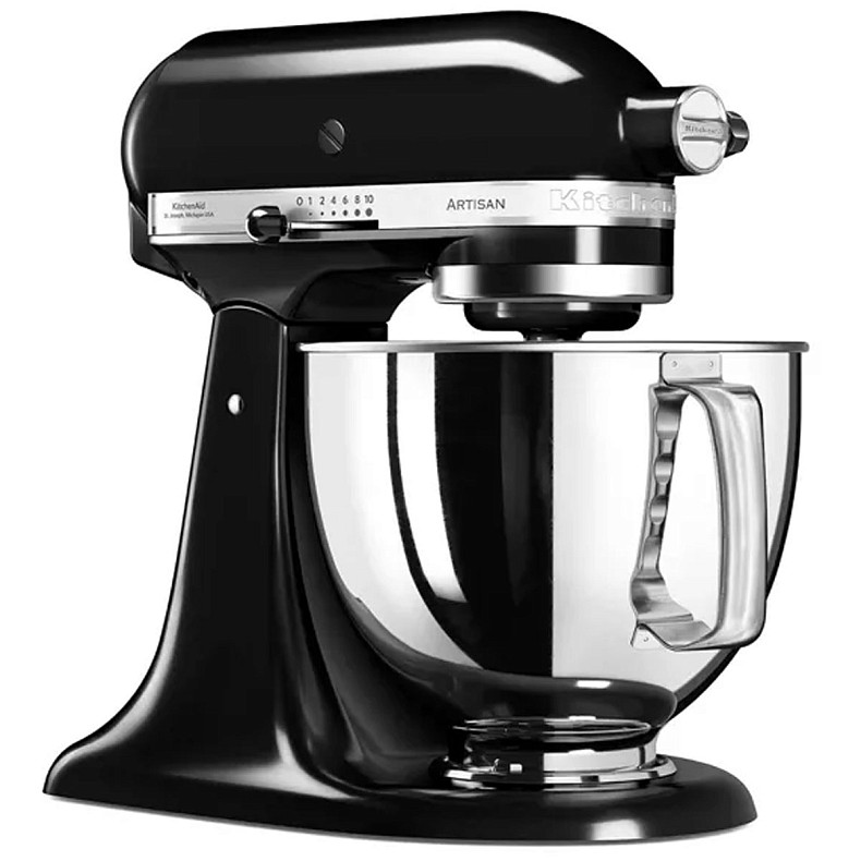 Кухонний комбайн KitchenAid Artisan 4,8 л 5KSM185PSEOB з відкидним блоком чорний