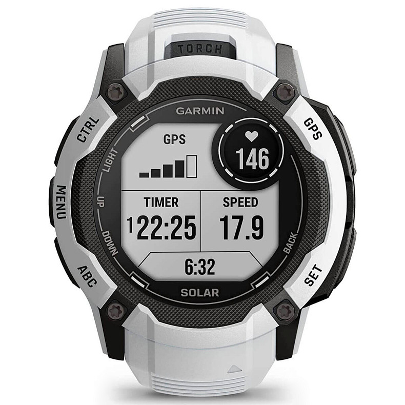 Спортивные часы GARMIN Instinct 2x Solar Whitestone