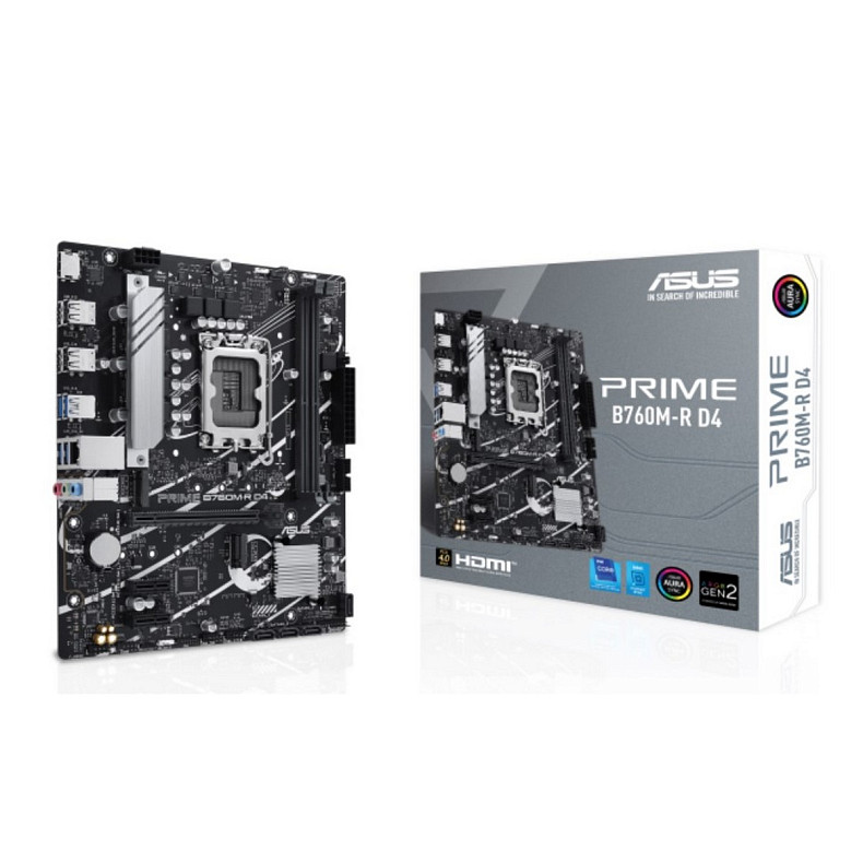 Материнская плата Asus Prime B760M-R D4 Socket 1700