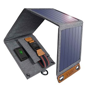 Солнечное зарядное устройство Choetech 14W Foldable Solar charger Panel (SC004)