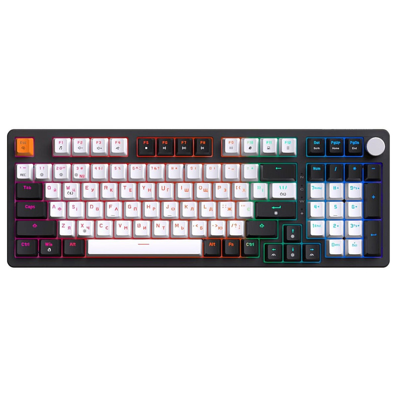 Клавиатура механическая GamePro MK170B (Red) с Hot-Swap RGB Black