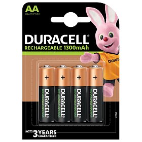 Аккумулятор Duracell Recharge AA 1300 мА·ч, 4 шт. (5000394044982)