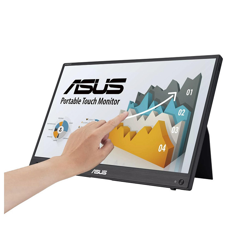 Монітор портативний Asus 15.6" ZenScreen MB16AHT mHDMI, 2xUSB-C, MM, IPS, Touch