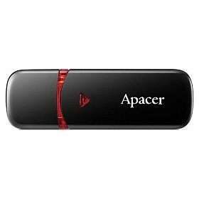 Флешка Apacer 16 GB AH333 USB 2.0 Black (AP16GAH333B-1)