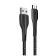 Кабель ColorWay USB-MicroUSB, 2.4А, 1м, PVC + Led, Black (CW-CBUM034-BK)