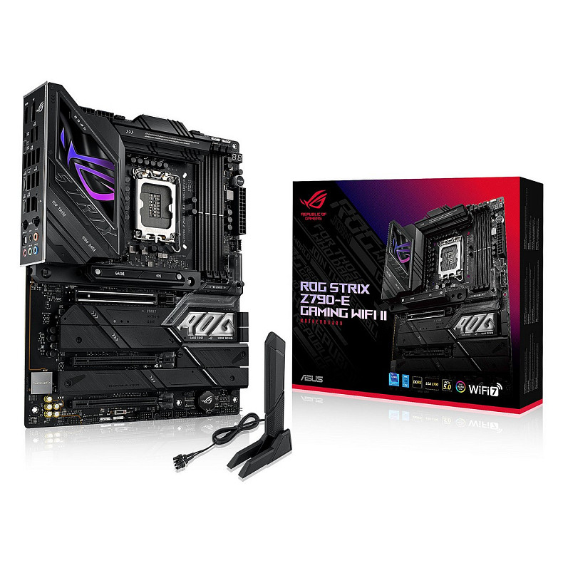 Материнская плата ASUS ROG STRIX Z790-E GAMING WIFI II 1700 Z790 4xDDR5 M.2 HDMI USB Type-C Wi-Fi BT