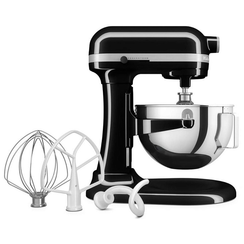 Кухонная машина KitchenAid Heavy Duty 5,2 л 5KSM55SXXEOB с подъемной чашей, черный