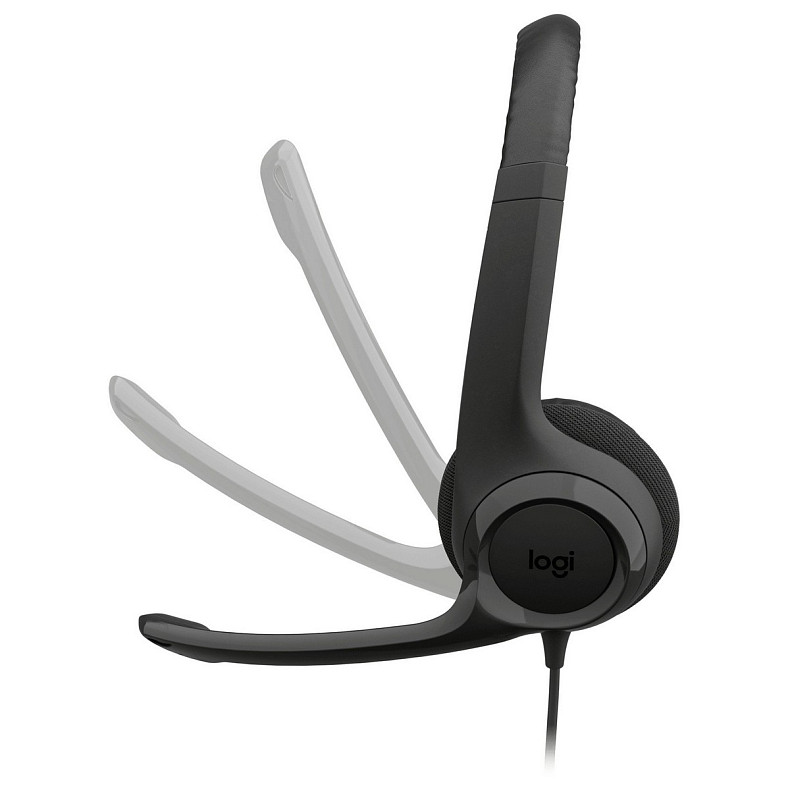 Гарнітура Logitech H390 USB-C Midnight Black (981-001576)