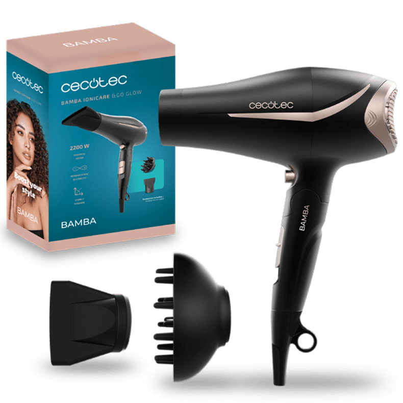 Фен CECOTEC Hair dryers Bamba IoniCare&Go Glow