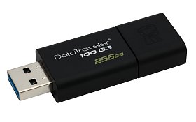 Флеш накопитель USB 3.0 256GB Kingston DataTraveler 100 G3 (DT100G3/256GB)