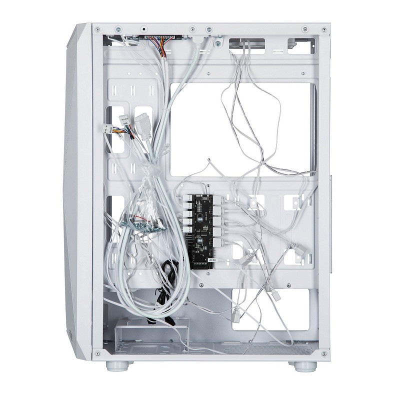 Корпус 2E GAMING Aruba G3313W, без БП 1xUSB3.0, 2xUSB2.0, 5x120мм ARGB, VGA 330мм, LCS ready, HUB, T