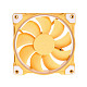 Вентилятор ID-Cooling ZF-12025-Lemon Yellow, 120x120x25мм, 4-pin PWM, желтый