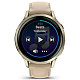 Смарт-годинник GARMIN Venu 4 41 mm Lunar Gold with Bone Silicone Band and Light Sand Leather Band (010-03013-03)