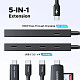 Хаб USB 3.2 Type-C -> 4хUSB-C 3.2 Gen2 10Gbps PD 100W Black CM806 Ugreen