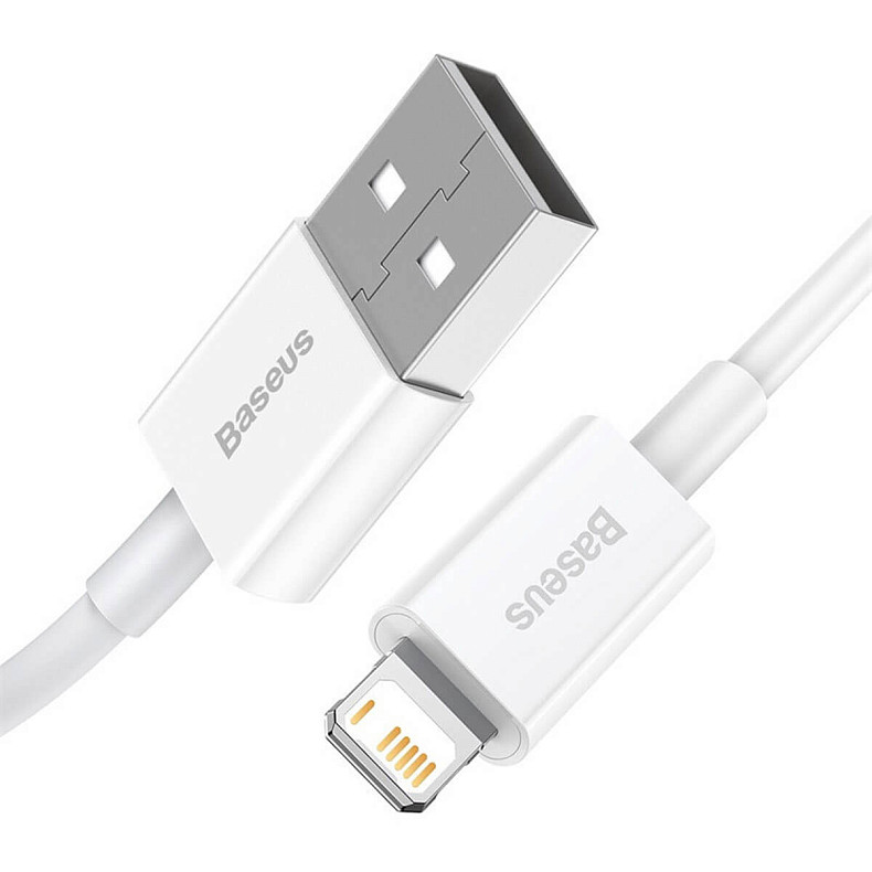 Кабель Baseus Superior Fast Charging USB-Lightning, 1м White (CALYS-A02)