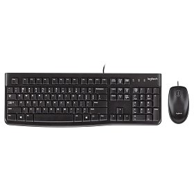 Комплект Logitech Desktop MK120 UA (клавиатура+мышка) черный