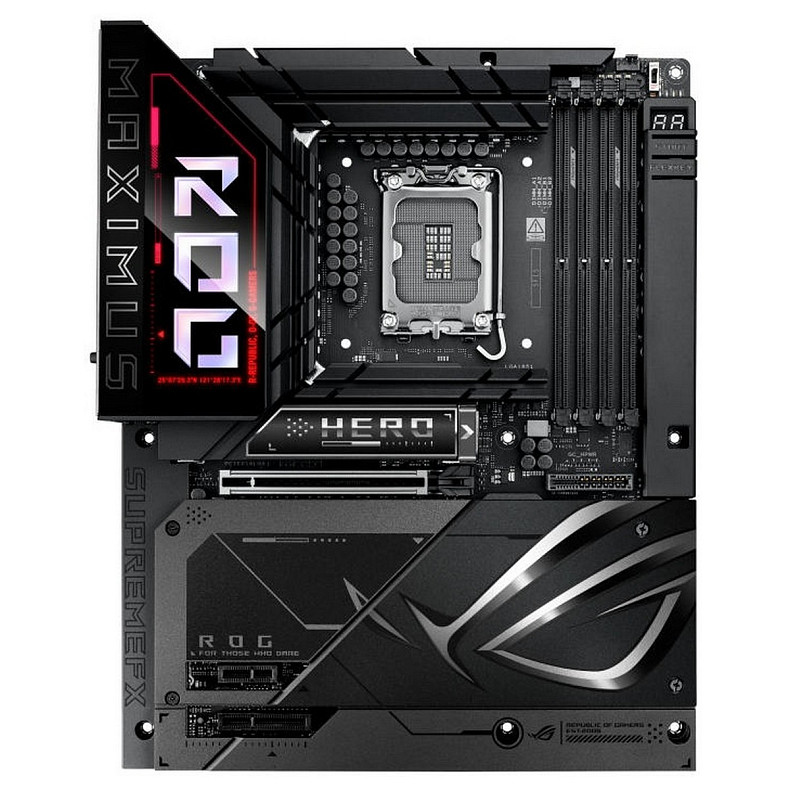 Материнская плата ASUS ROG MAXIMUS Z890 HERO BTF s1851 Z890 4xDDR5 M.2 Thunderbolt HDMI Wi-Fi BT ATX